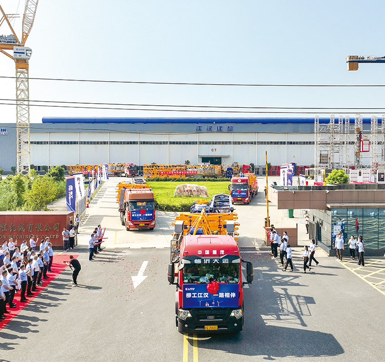 LiuGong Ships Its First Tower Cranes Overseas