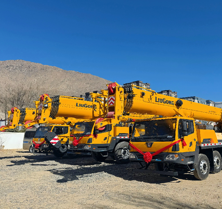 LiuGong Cranes Delivered to China Anneng for Key Xizang Water Projects